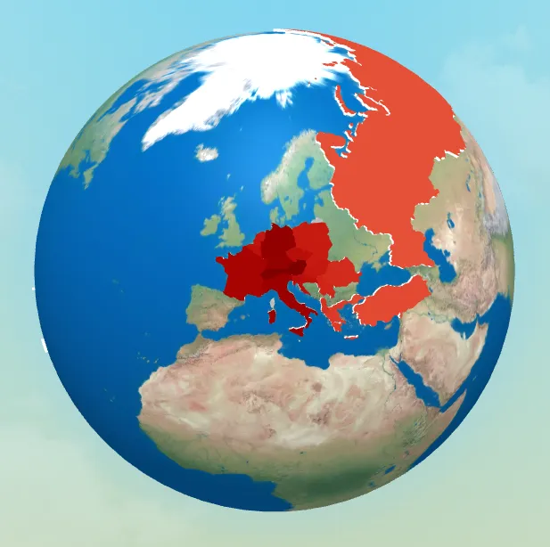 Solving the daily Globle puzzle by naming the mystery country