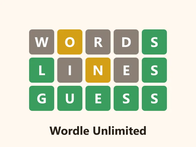 Wordle Unlimited game preview